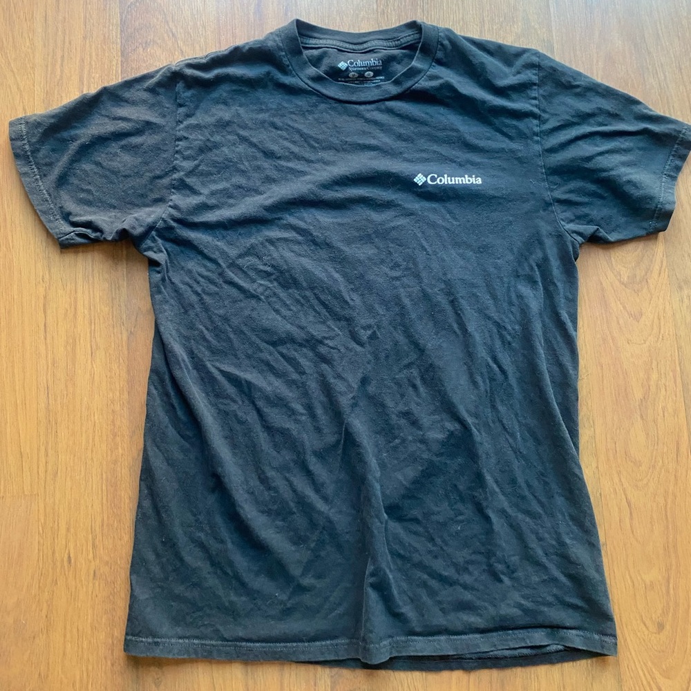 Medium Columbia Black T-Shirt